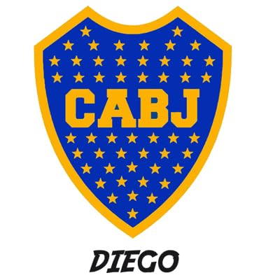 Taza de cerámica de boca personalizada con nombre, regalos para fanáticos del futbol todos los equipos 325 ml para café, té, apta para microondas y lavavajillas (Boca)