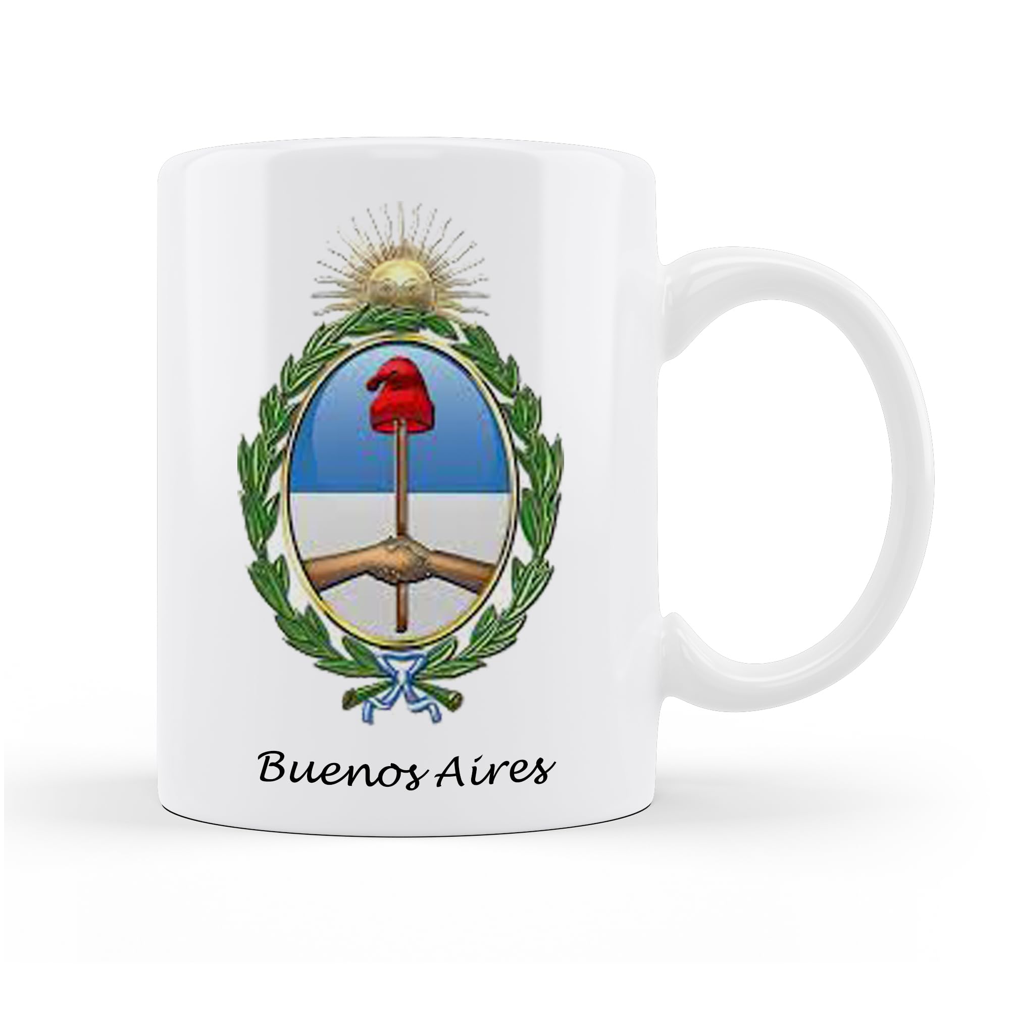 Taza de cerámica de boca personalizada con nombre, regalos para fanáticos del futbol todos los equipos 325 ml para café, té, apta para microondas y lavavajillas (Boca)