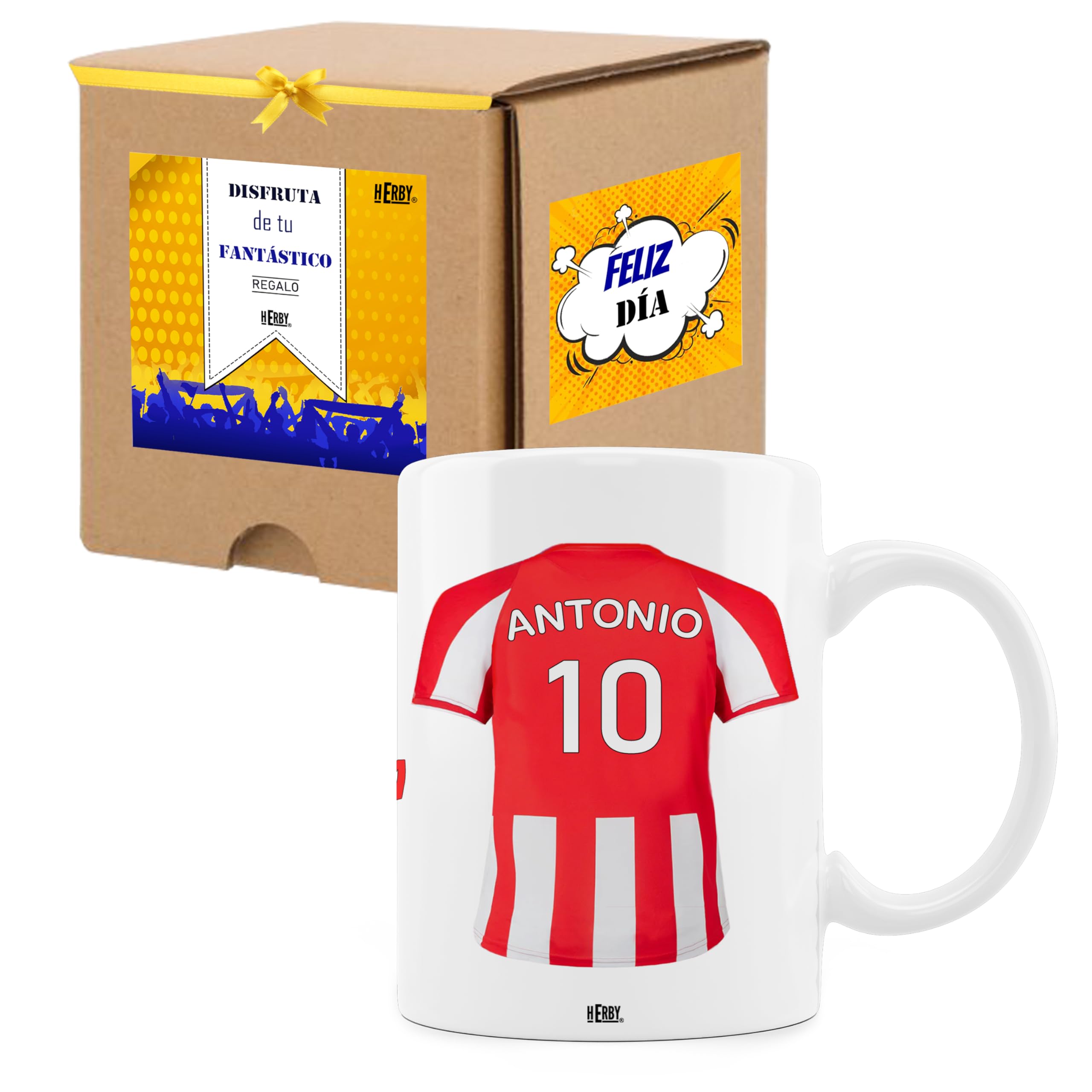 Taza Alavés Cerámica Personalizada Diseño Camiseta 325 Ml Regalo Ideal Para Aficionados Detalle Único Día Del Padre Cumpleaños Fanáticos Futbol Resistente Lavavajillas Microondas (Alavéscerámica)