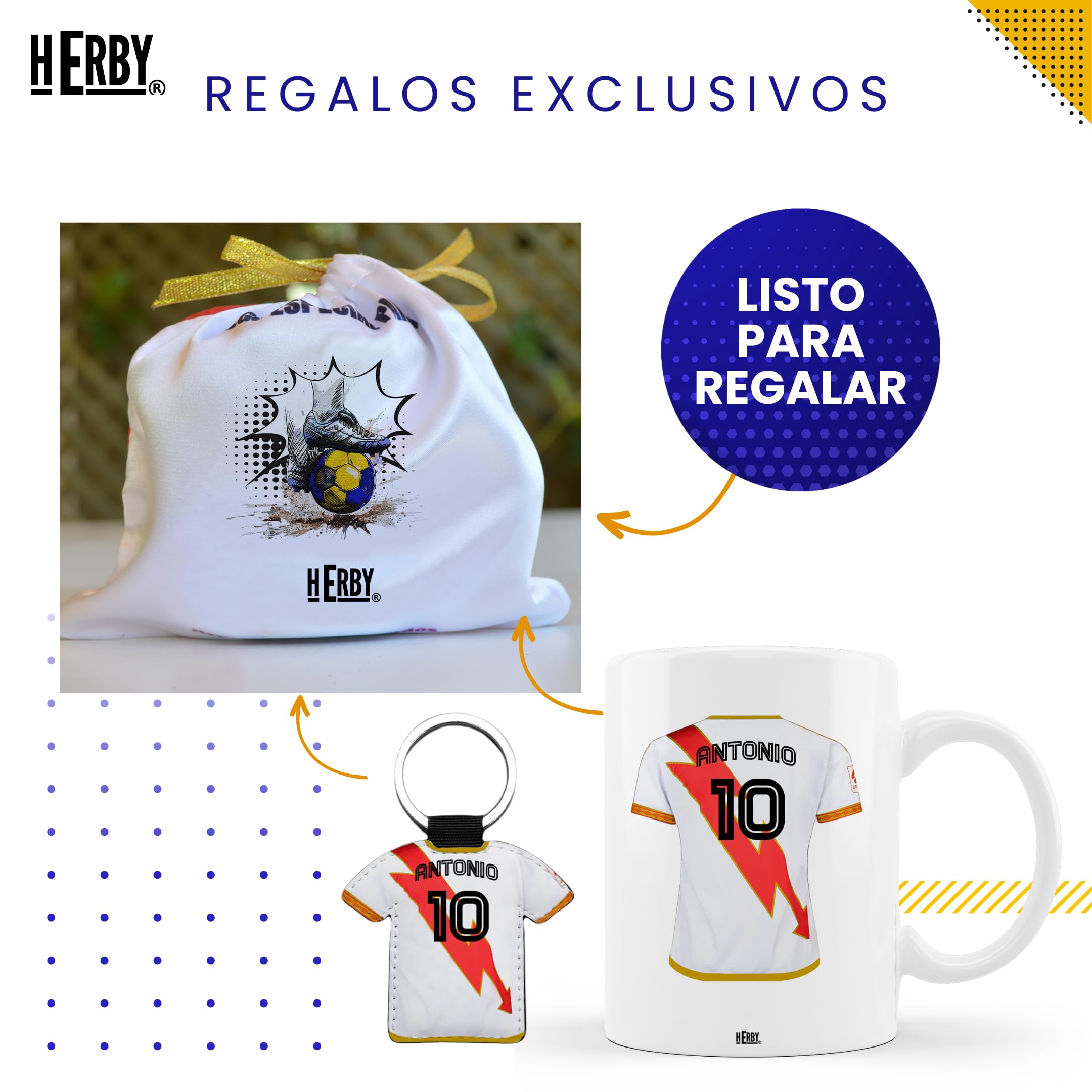 Taza del Almería personalizada con nombre y número más llavero del Almería caja de regalos del Almería taza de cerámica para te café o chocolate de 325 ml regalos para fanáticos del futbol(Almeríax2c)