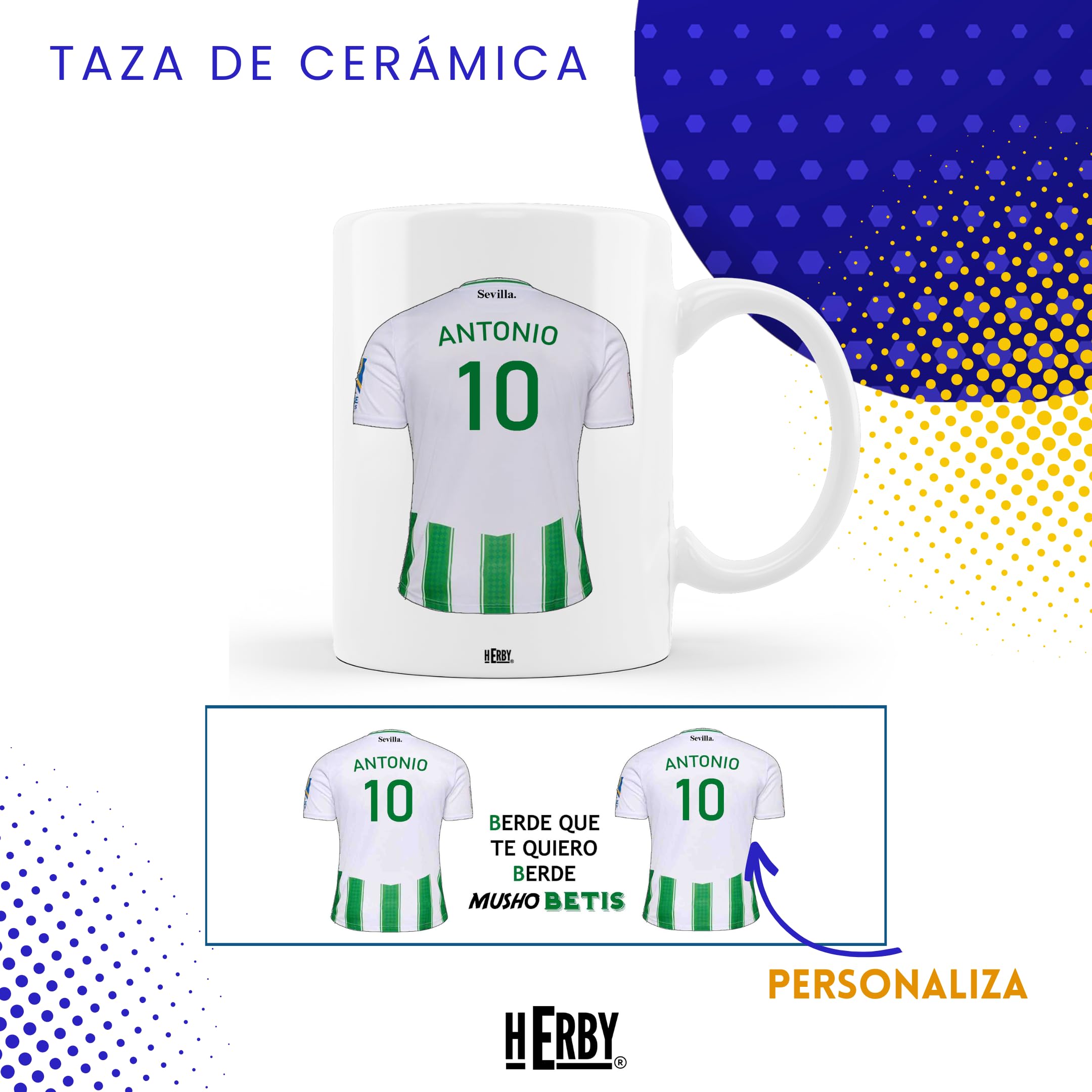 Taza Alavés Cerámica Personalizada Diseño Camiseta 325 Ml Regalo Ideal Para Aficionados Detalle Único Día Del Padre Cumpleaños Fanáticos Futbol Resistente Lavavajillas Microondas (Alavéscerámica)