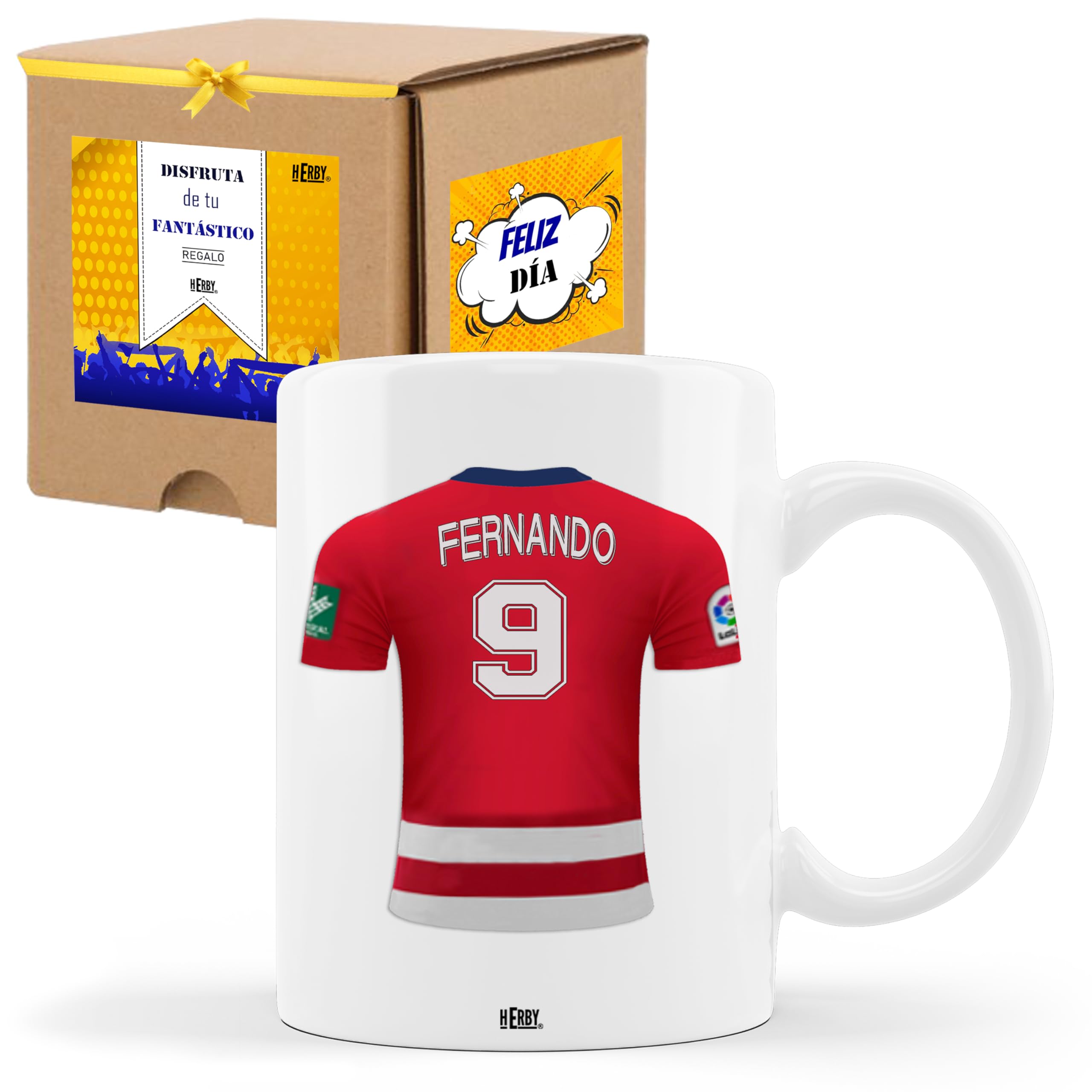 Taza Alavés Cerámica Personalizada Diseño Camiseta 325 Ml Regalo Ideal Para Aficionados Detalle Único Día Del Padre Cumpleaños Fanáticos Futbol Resistente Lavavajillas Microondas (Alavéscerámica)