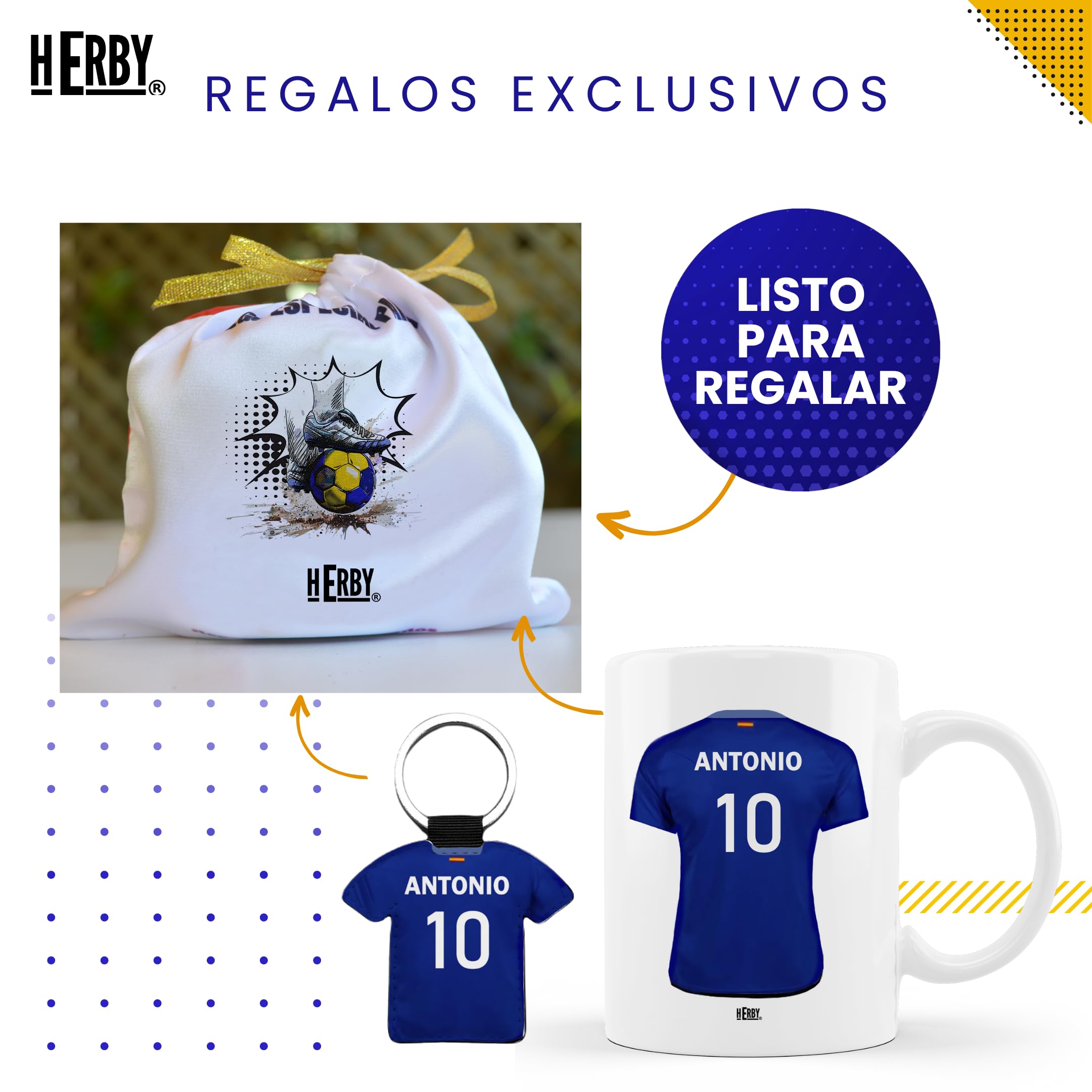 Taza del Almería personalizada con nombre y número más llavero del Almería caja de regalos del Almería taza de cerámica para te café o chocolate de 325 ml regalos para fanáticos del futbol(Almeríax2c)