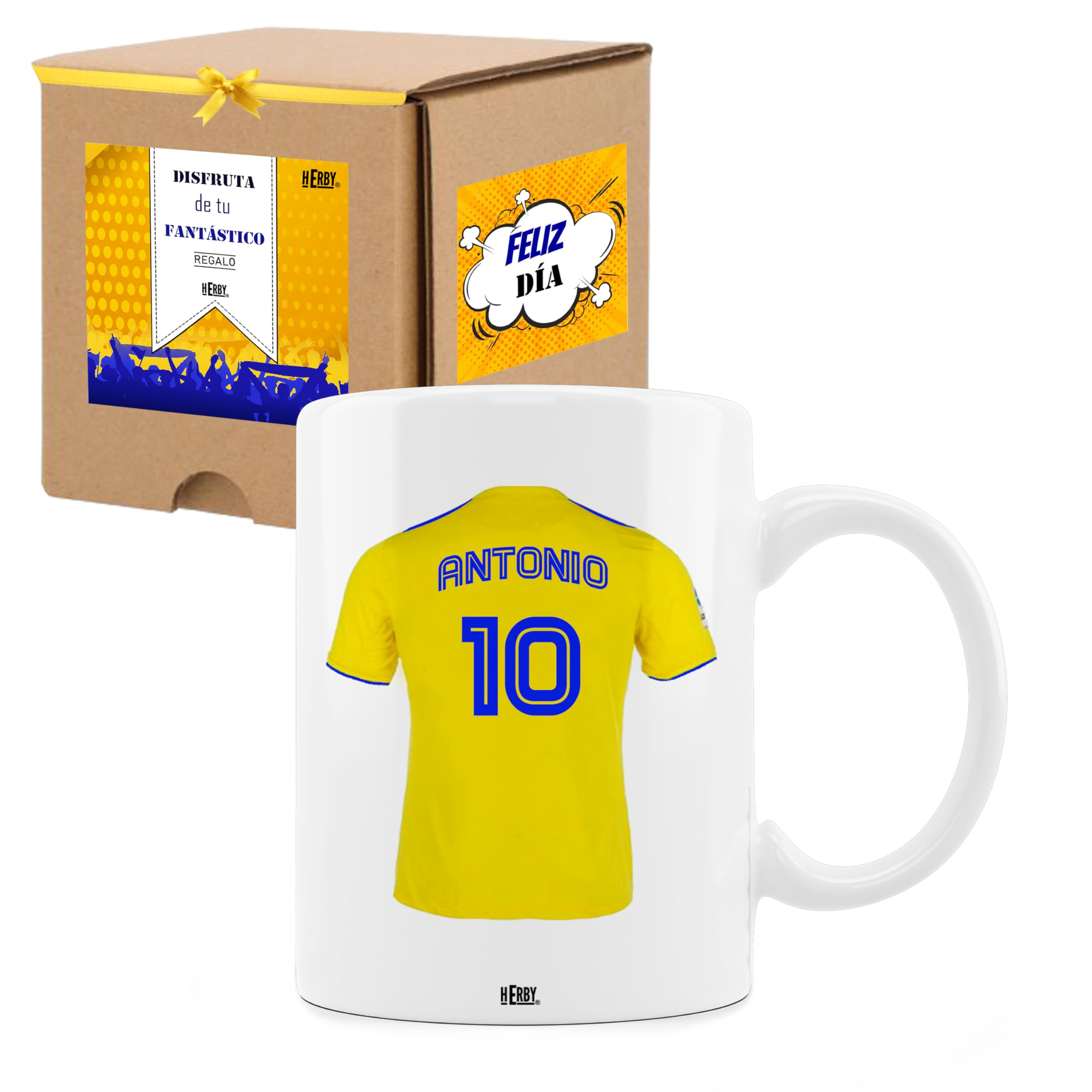 Taza Alavés Cerámica Personalizada Diseño Camiseta 325 Ml Regalo Ideal Para Aficionados Detalle Único Día Del Padre Cumpleaños Fanáticos Futbol Resistente Lavavajillas Microondas (Alavéscerámica)