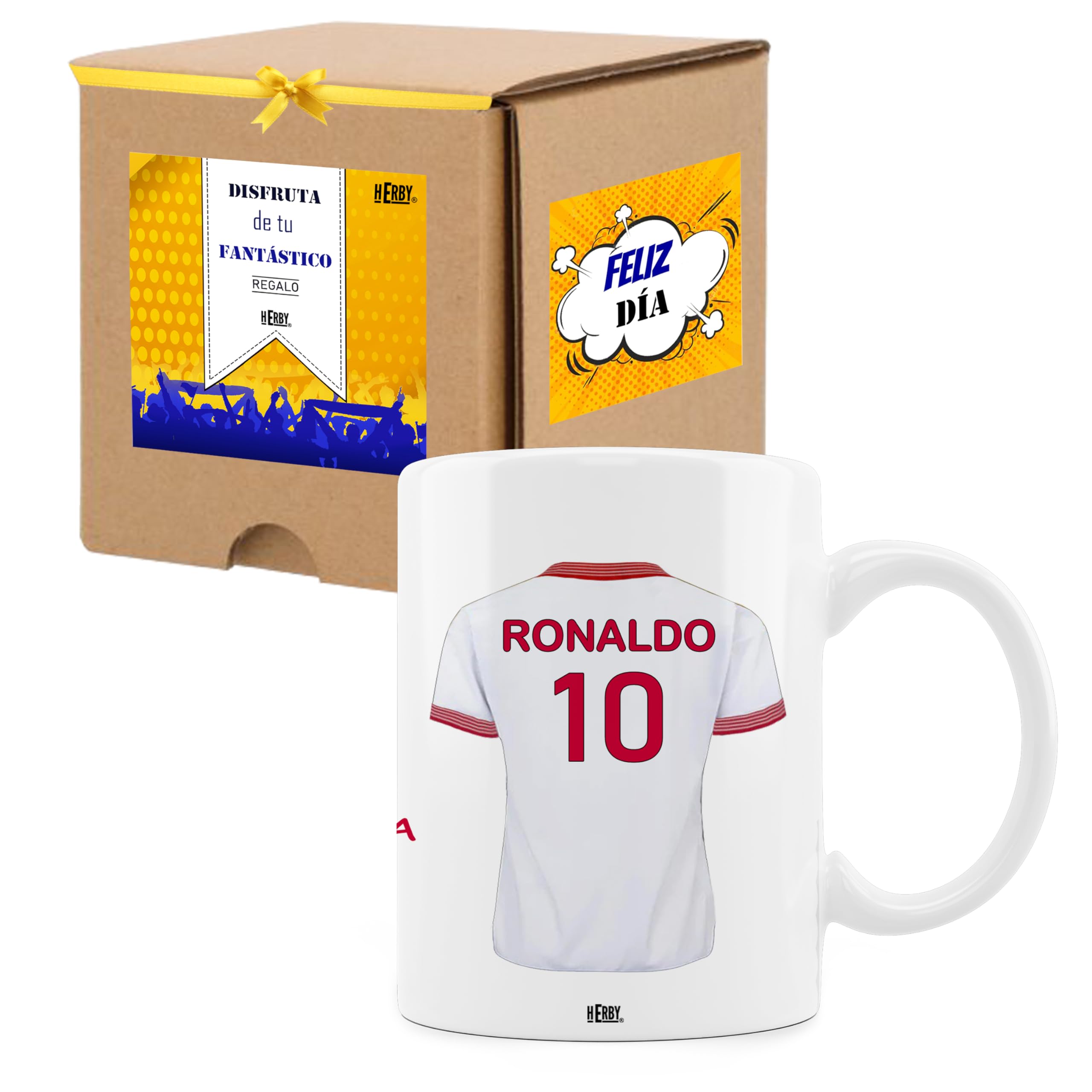 Taza Alavés Cerámica Personalizada Diseño Camiseta 325 Ml Regalo Ideal Para Aficionados Detalle Único Día Del Padre Cumpleaños Fanáticos Futbol Resistente Lavavajillas Microondas (Alavéscerámica)