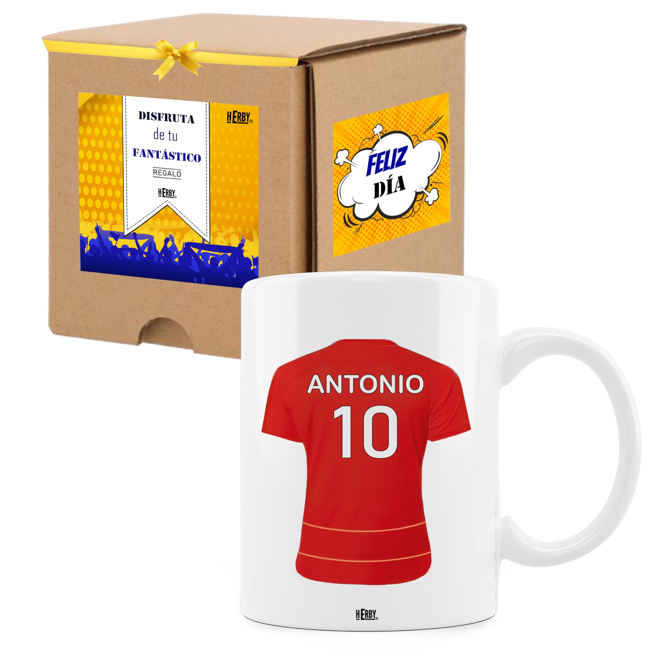 Taza Alavés Cerámica Personalizada Diseño Camiseta 325 Ml Regalo Ideal Para Aficionados Detalle Único Día Del Padre Cumpleaños Fanáticos Futbol Resistente Lavavajillas Microondas (Alavéscerámica)