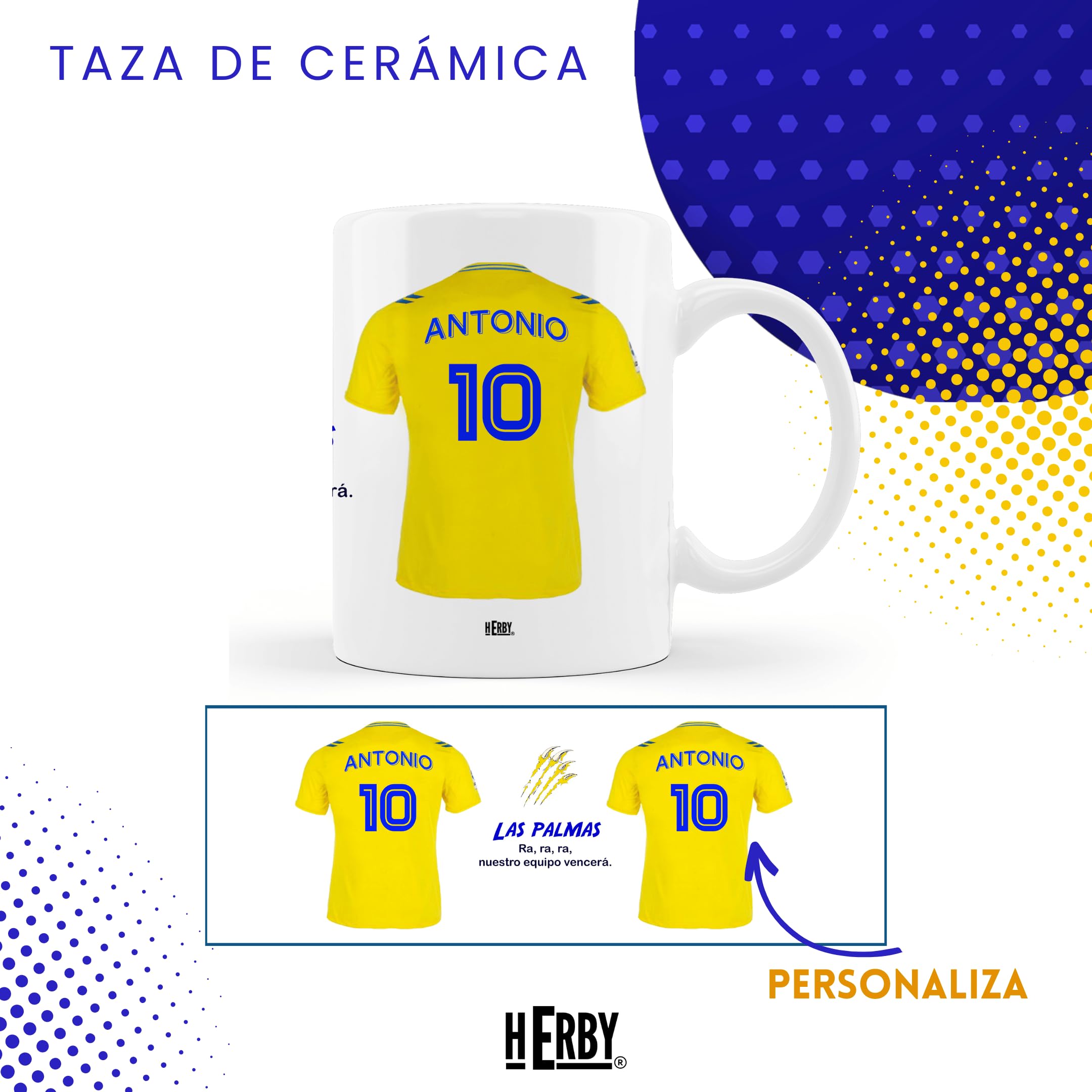 Taza Alavés Cerámica Personalizada Diseño Camiseta 325 Ml Regalo Ideal Para Aficionados Detalle Único Día Del Padre Cumpleaños Fanáticos Futbol Resistente Lavavajillas Microondas (Alavéscerámica)