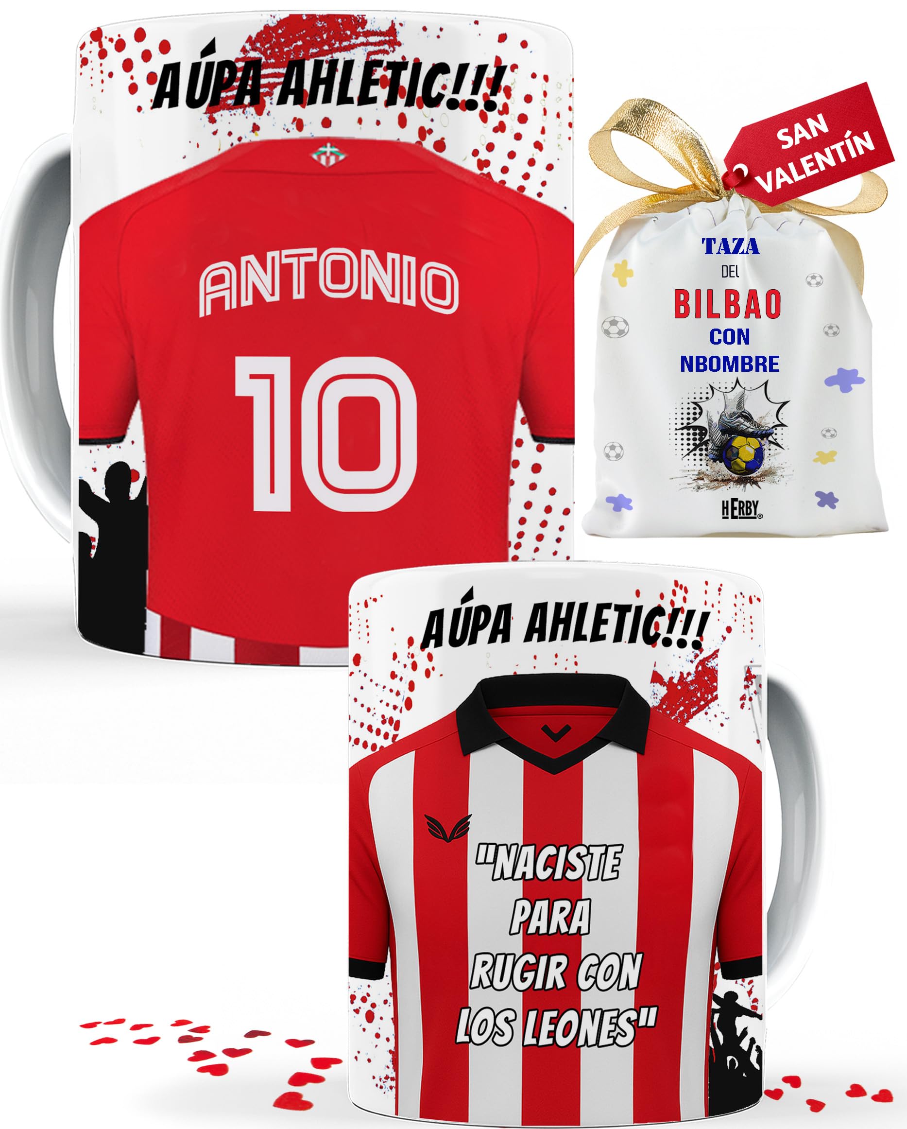 Taza Alavés Cerámica Personalizada Diseño Camiseta 325 Ml Regalo Ideal Para Aficionados Detalle Único Día Del Padre Cumpleaños Fanáticos Futbol Resistente Lavavajillas Microondas (Alavéscerámica)